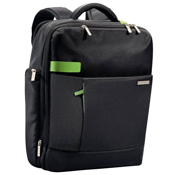 LEITZ Laptop Rucksack Complete 15.6 Smart Traveller Kunstfaser schwarz bis 39 6 cm 15 6 Zoll Printus