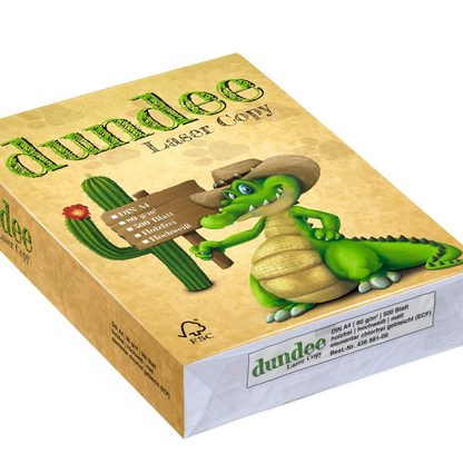 Kopierpapier dundee Kopierpapier Laser Copy DIN A4 80 g/qm 500 Blatt von dundee