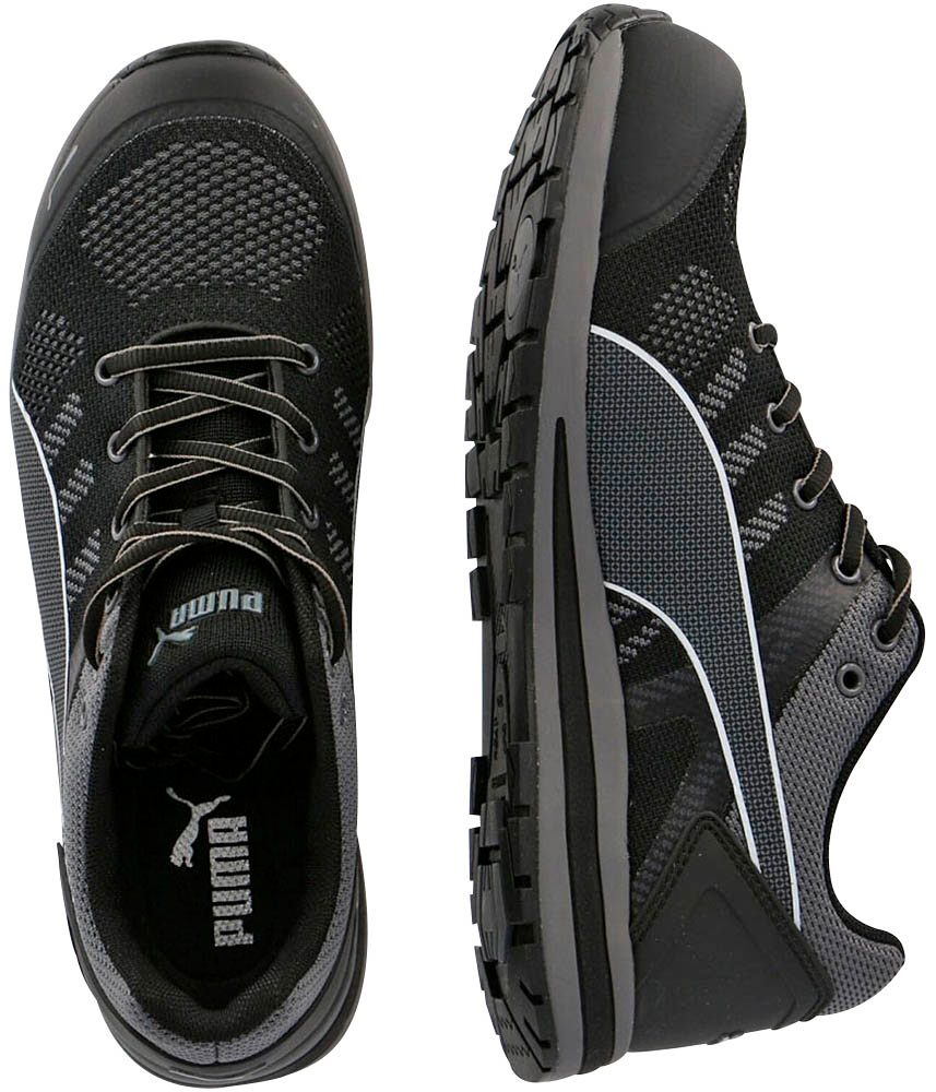 PUMA Herren S1P Sicherheitsschuhe ELEVATE KNIT BLACK LOW URBAN PROTECT schwarz GroBe 43 Printus