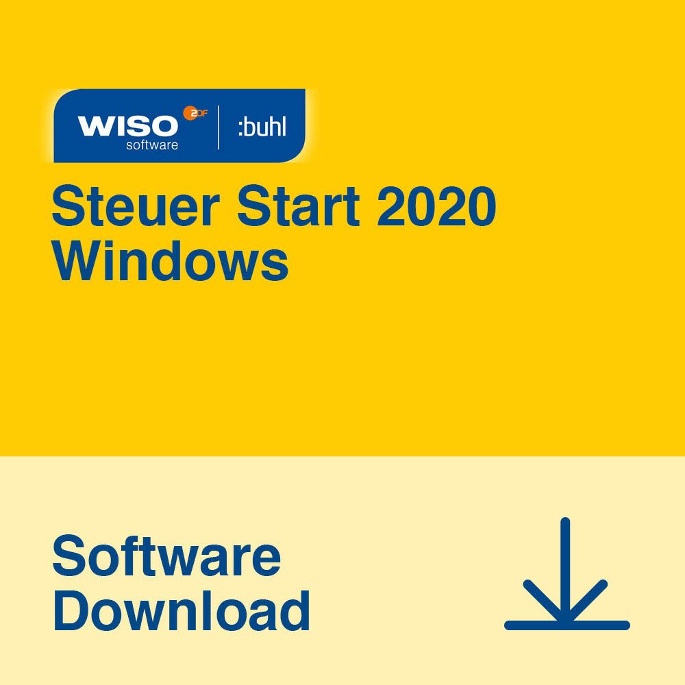 WISO Steuer Start 2020 (für Das Steuerjahr 2019) Software Vollversion ...