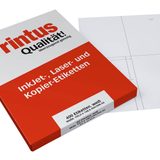 Universaletiketten 400 Printus Etiketten weiß 105,0 x 148,0 mm von Printus